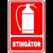 Indicator pentru marcaj stingator